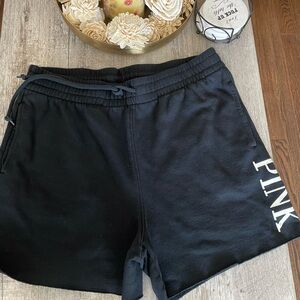 PINK Victoria's Secret Black Athletic Shorts